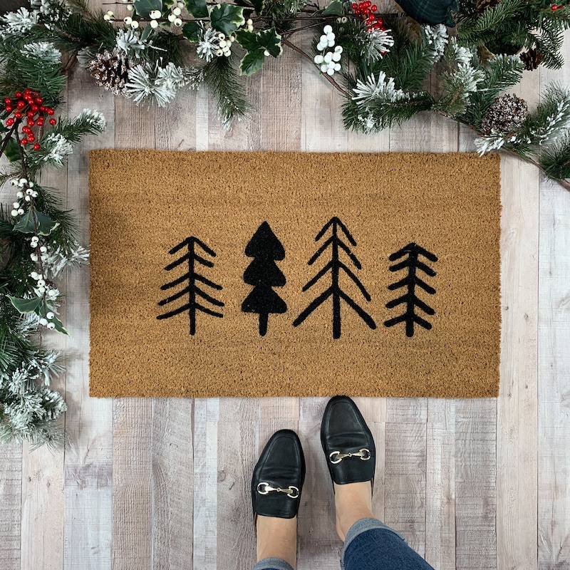 Door Mat Holiday Trellis main image 1