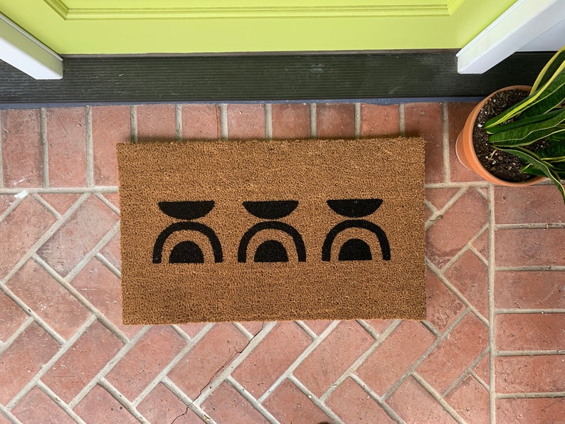Modern Pattern Doormat / Custom Door Mat / Housewarming Etsy