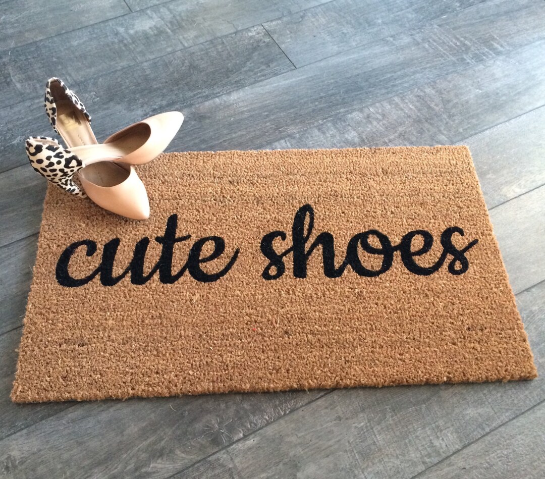 Cute Shoes Doormat, Funny Doormat Outdoor, Front Porch Decor, Funny ...