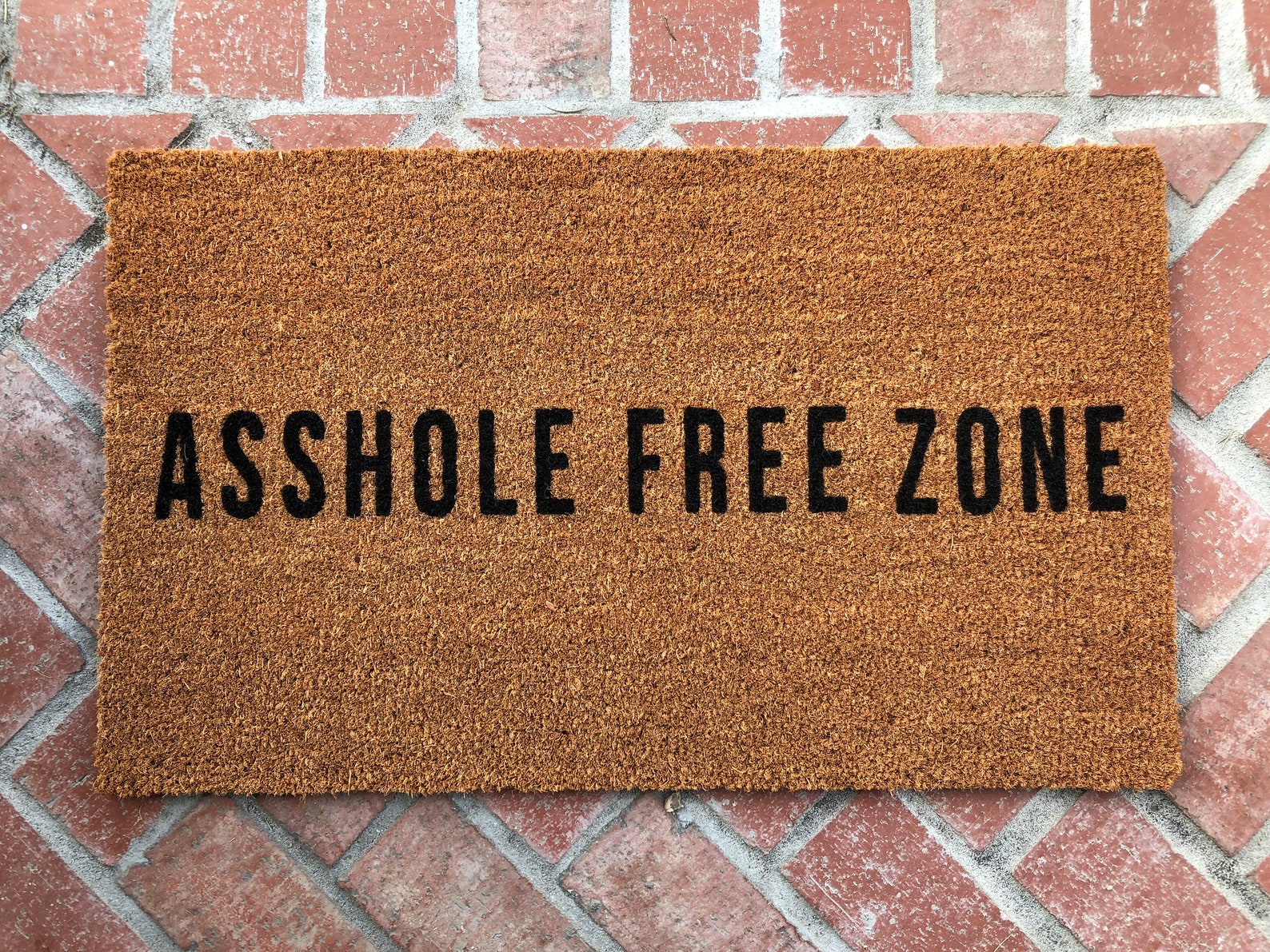 Rude Doormat / Asshole Doormat / Cuss Word Doormat / Front Etsy