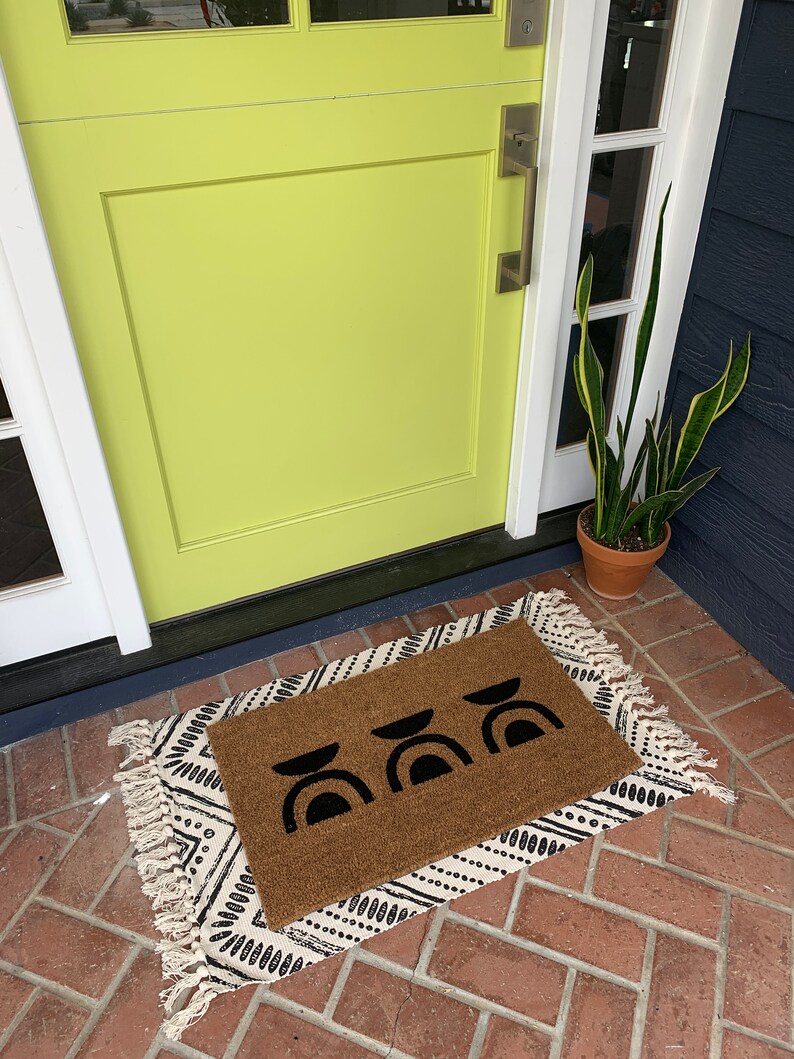 Modern Pattern Doormat / Custom Door Mat / Housewarming Etsy