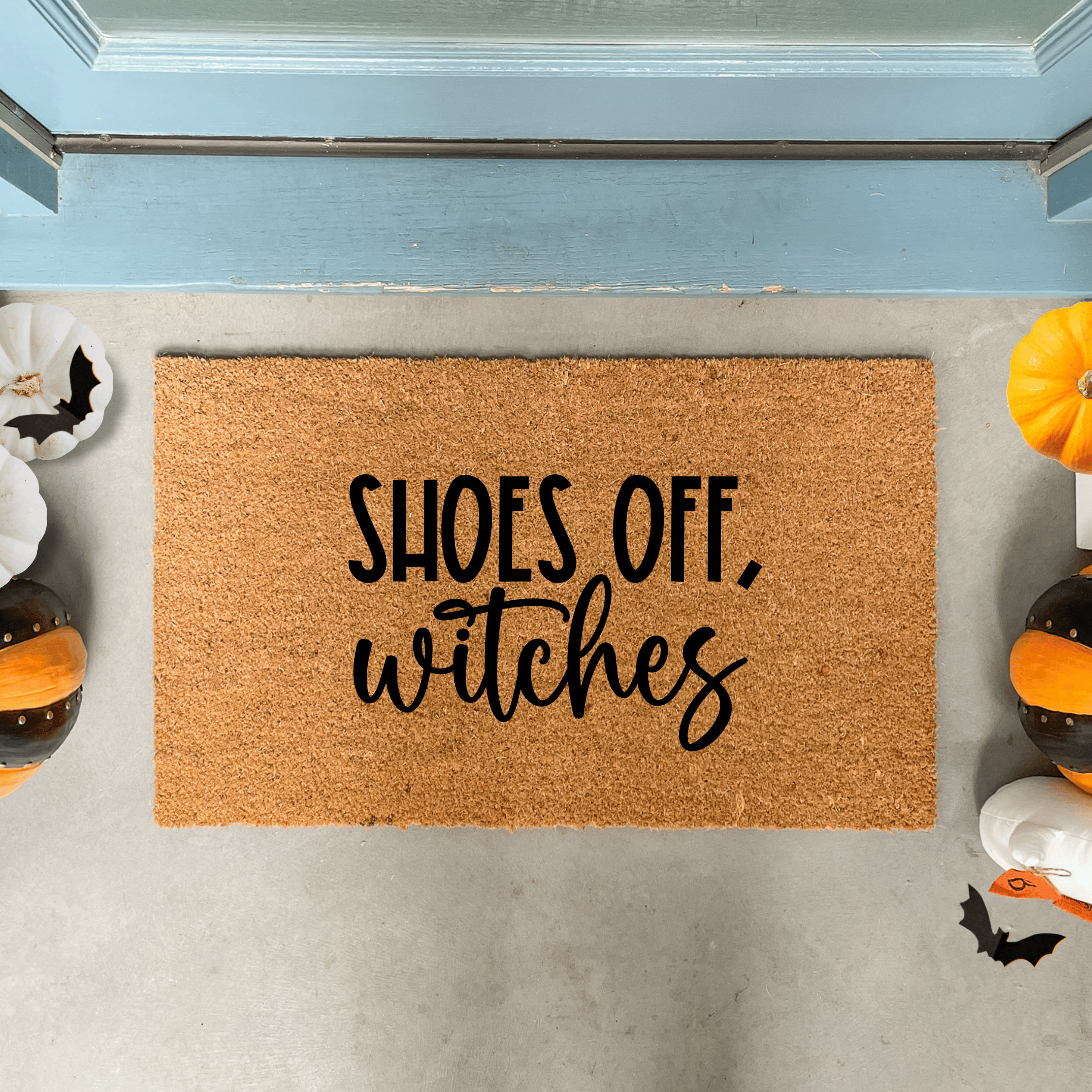 Discover Funny Halloween Front Doormat, Witch Doormat