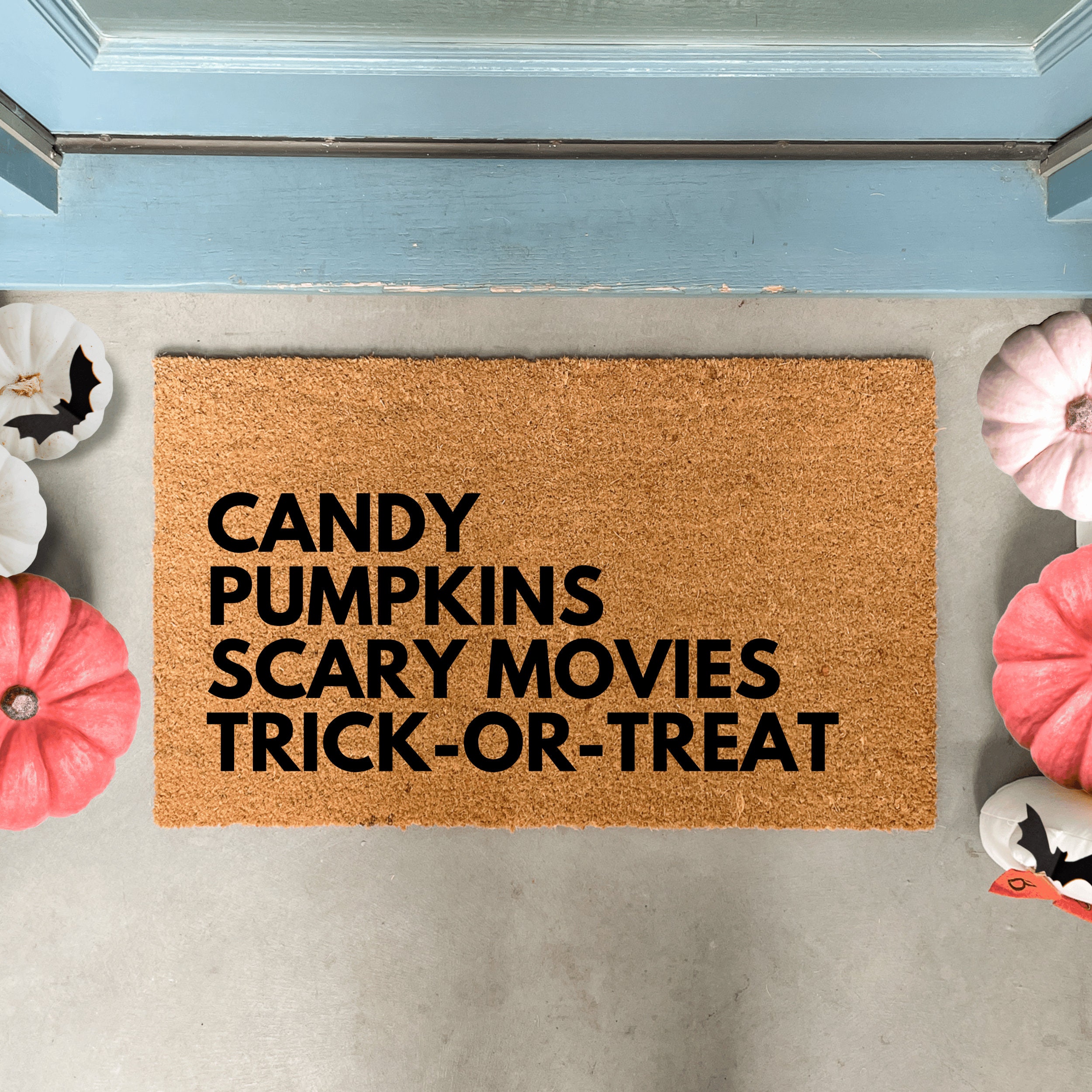 Discover Funny Halloween Front Doormat