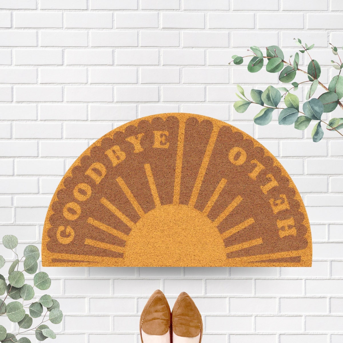 Sun Doormat, Apartment Welcome Mat, Modern Doormat Boho, Half Round Doormat Starburst, Sun Welcome Mat for Summer, Boho Decor for Porch - Etsy