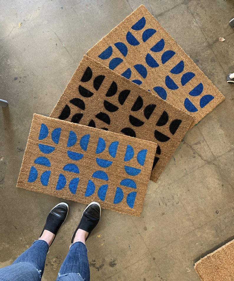 Retro Pattern Door Mat / Custom Doormat / Housewarming Doormat Etsy