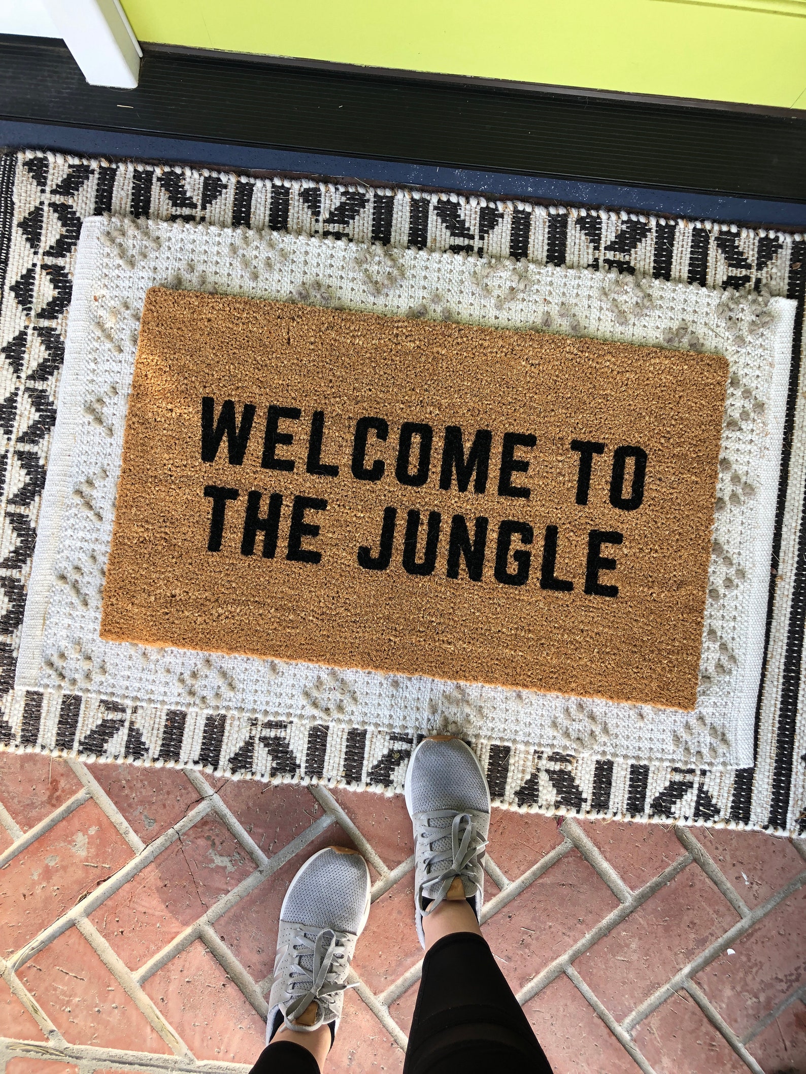 Funny Doormat Kids to the Jungle Doormat Dog Etsy