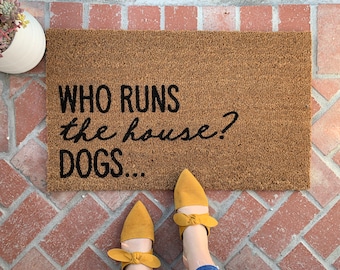 Dog Doormat, Hope You Like Dogs Doormat, Dog Decor for Home, Dog Mom Gift, Funny doormat, Dog Lover Gift, Dog Welcome Mat, Novelty Door Mat