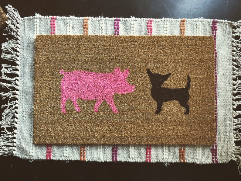 Custom Dog Doormat Personalized Door Mat Animal Door Mat Etsy