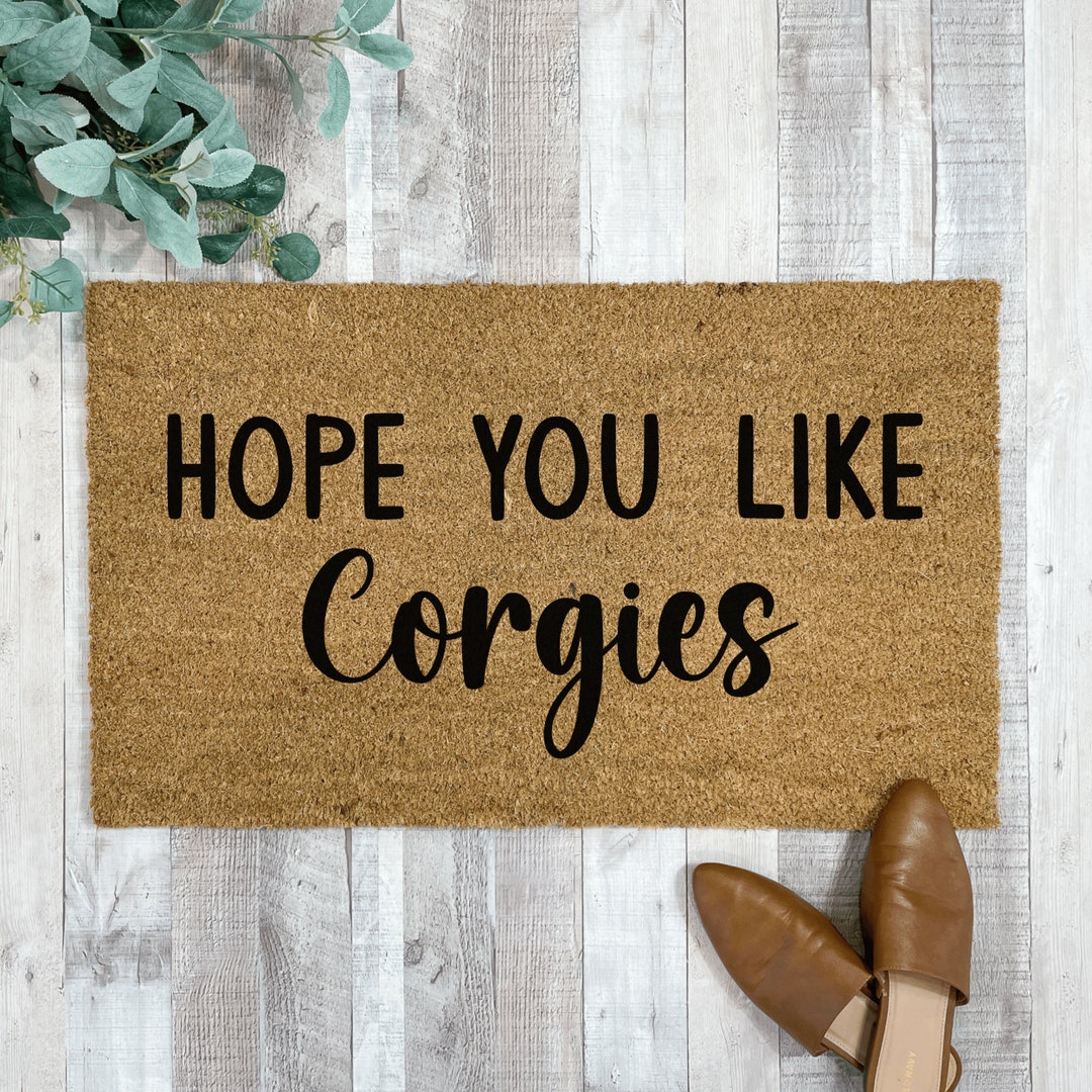 Doormat, Dog Door Mat, Dog Breed Doormat, Mom Gift, Funny