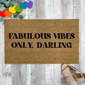 Pride Doormat, Gay Door Mat, LGBT Wedding Gift, Pride Outdoor Decoration, Modern Doormat, Pride Month Gift, Doormats Outdoor, Gay Decor