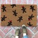 Gingerbread Decor, Christmas Doormat, Holiday Welcome Mat, Gingerbread ...