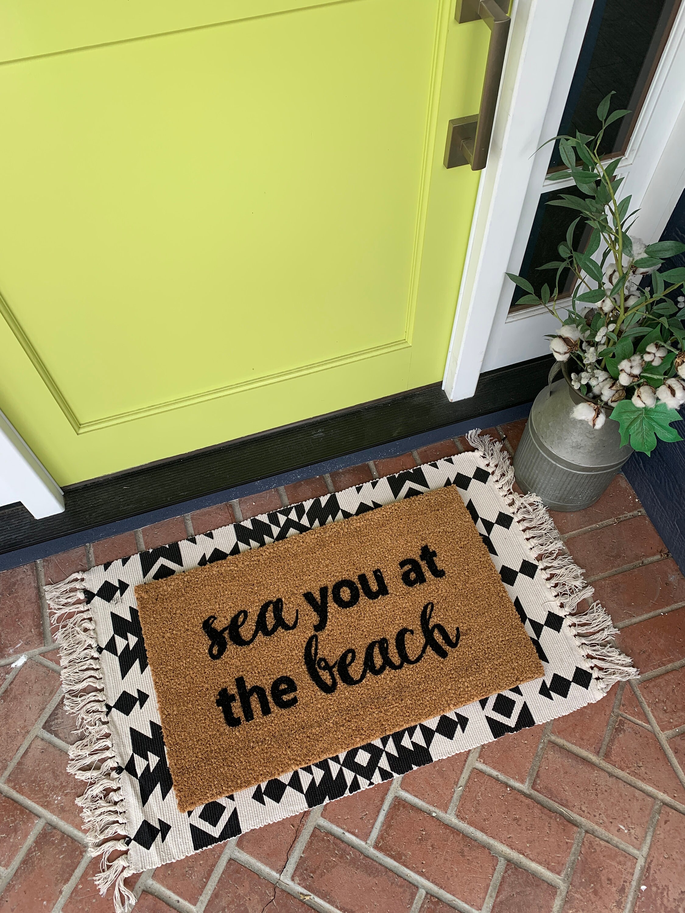 Beach House Doormat / Funny Door Mat / Custom Door Mat / Etsy