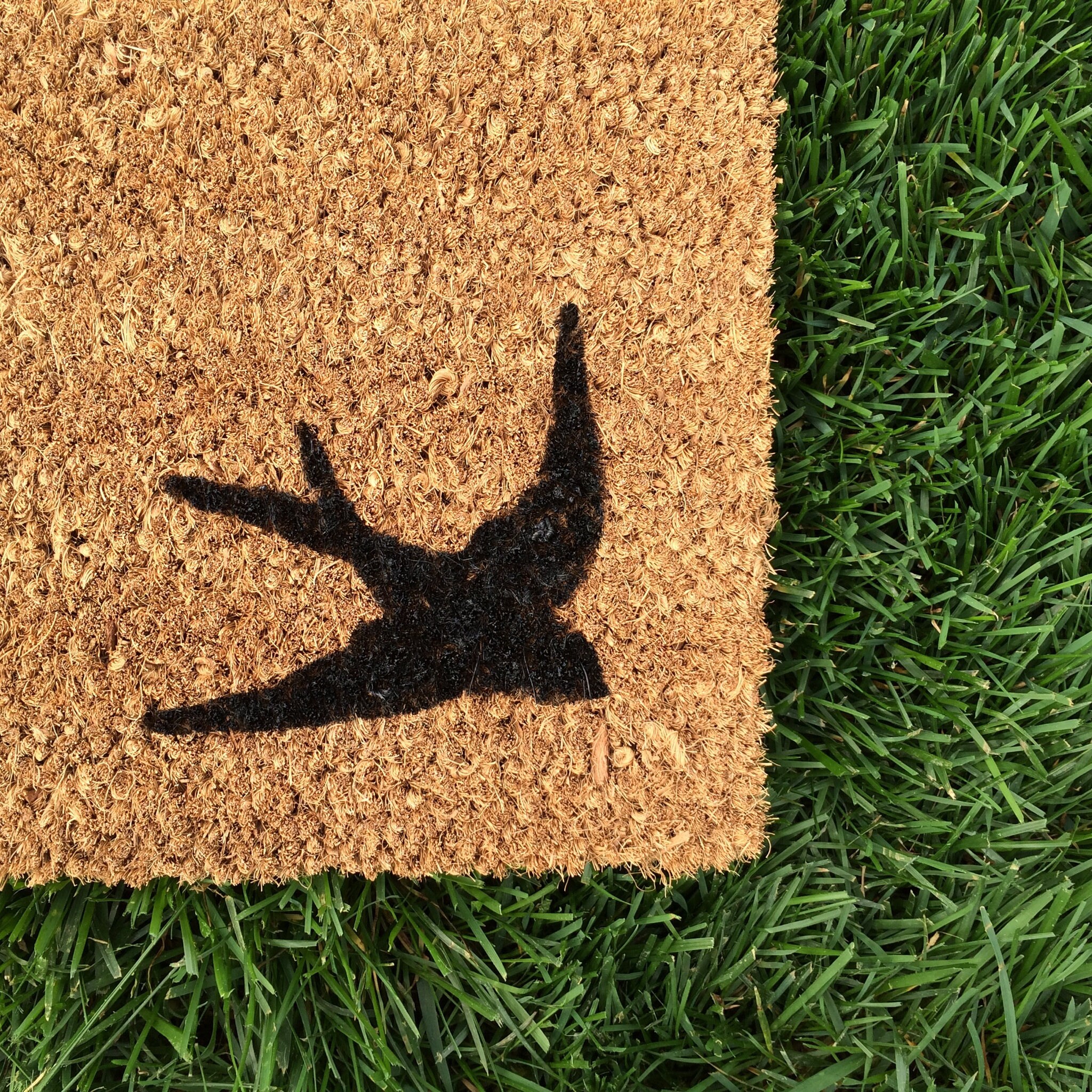 Modern Bird Doormat / Summer Doormat / Door Mat / Custom Etsy
