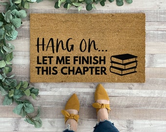Book Doormat, Funny Doormat Outdoor, Welcome Mat for porch, Bookish Gift, Bookish Home Decor, Book Gift for Book Lover, Bookish Merch