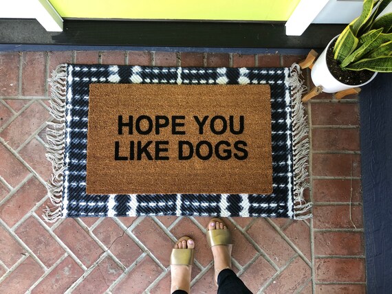 Dog Doormat Funny Dog Door Mat Welcome Mat Rude Doormat Etsy