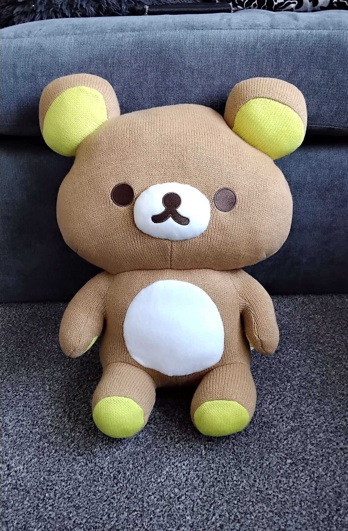 Rilakkuma Corduroy Plush XL japonés exclusivo oso de peluche Etsy