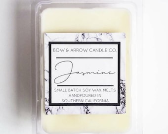 La cera de soja de jazmín se derrite / Perfumada de jazmín / La cera floral se derrite / La cera de soja se derrite / Tartas de cera / Idea de regalo / La cera perfumada se derrite / Flor de jazmín