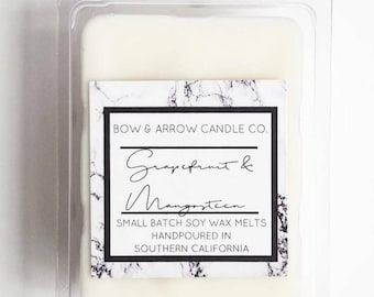 Grapefruit & Mangosteen Soy Wax Melts | Grapefruit Scented | Fruity Wax Melts | Soy Wax Melts | Wax Tarts | Gift Idea | Spring Wax Melts
