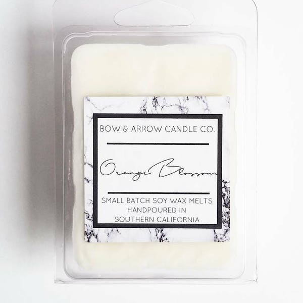 Orange Blossom Soy Wax Melts | Orange Blossom Scent | Floral Wax Melts | Soy Wax Melts | Wax Tarts | Gift Idea | Neroli Wax Melts