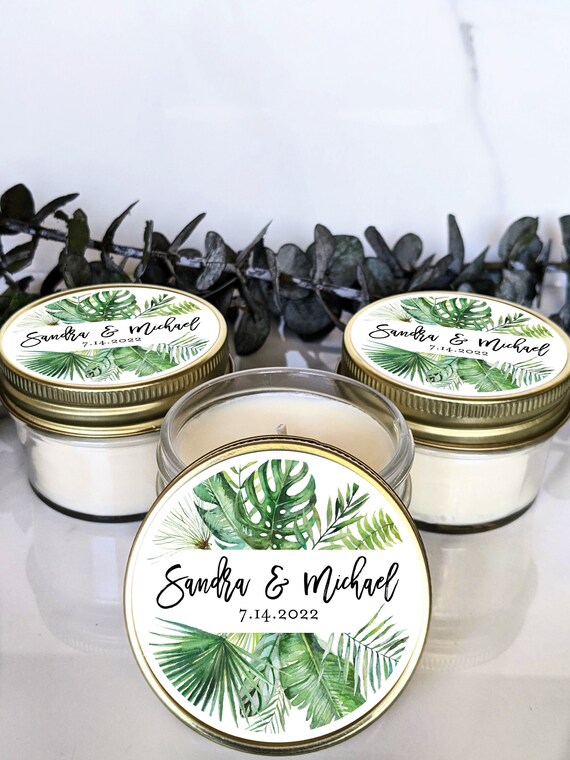 Bulk Custom Candle Wedding Favors Personalized Gifts for Etsy