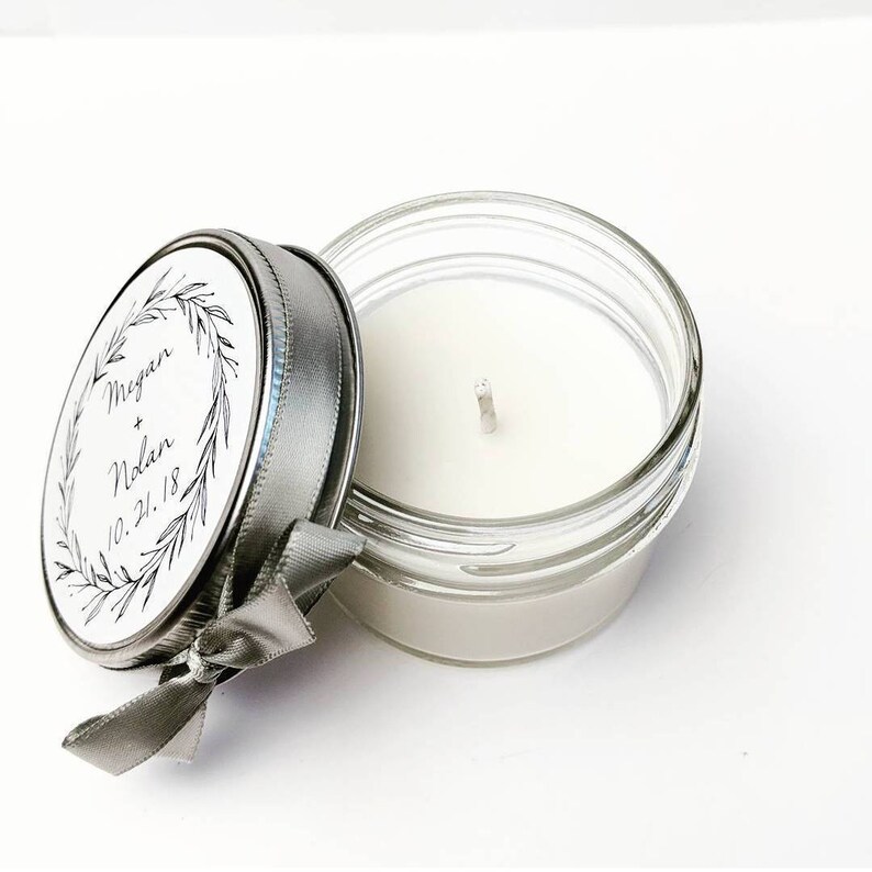 Wedding Favor Candles 50 Mason Jar Favors Bridal Shower Etsy