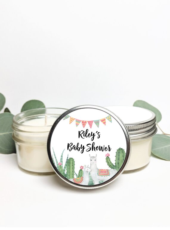 llama baby shower favors
