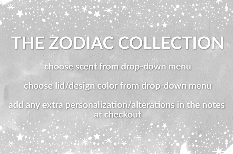 Virgo Candle Celestial Gift Idea Astrology Candles Soy Candles Zodiac Sign Constellation Candle Soy Candle Zodiac Collection