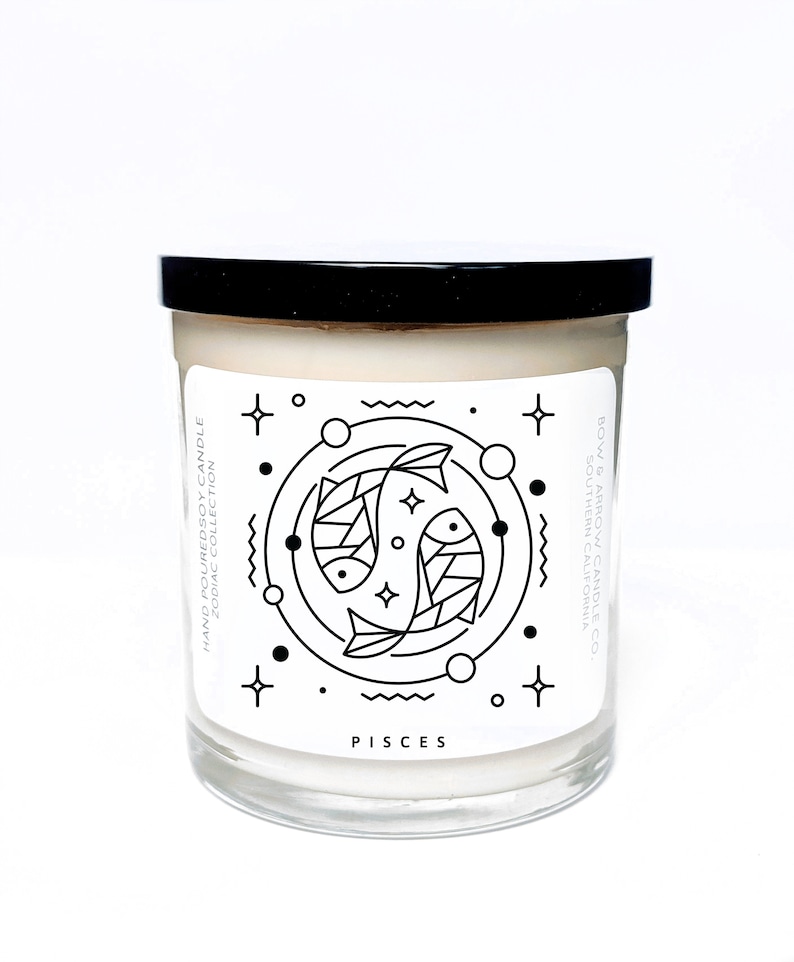 Soy Candle Zodiac Collection Astrology Candles Etsy