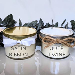Bulk Set of Customized Favor Candles | Personalized Candle Favors for ...