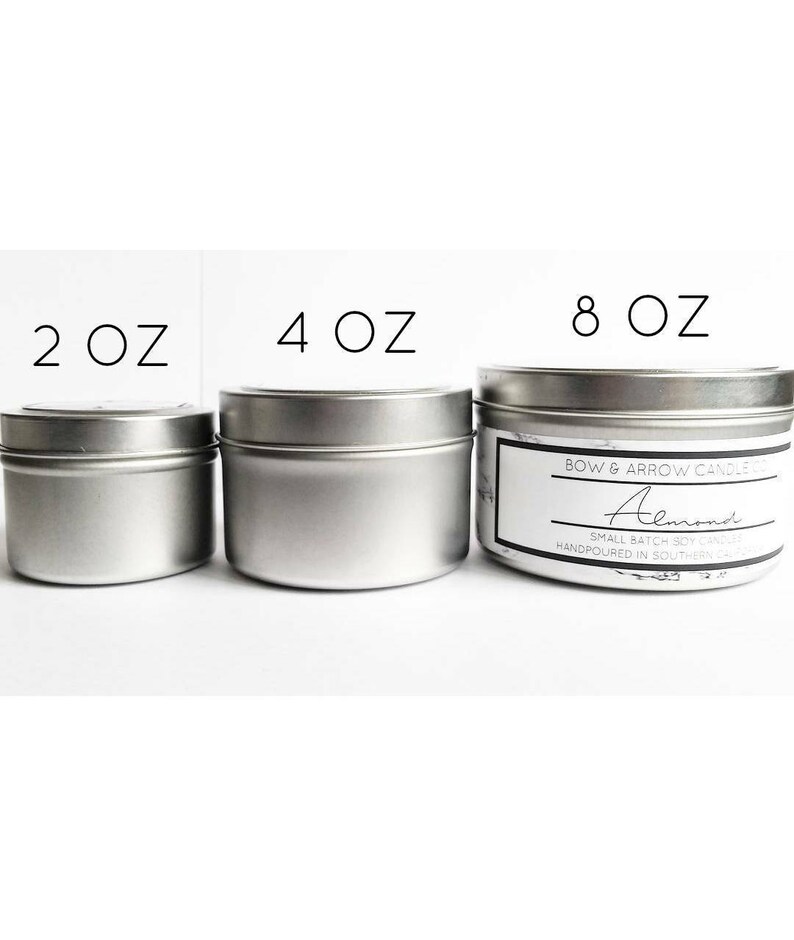 8 oz Natural Soy Candle Lavender Scented Lavender Candle Lavender Soy Candle 8 oz Tin Candle Scented Soy Candle Soy Candles |