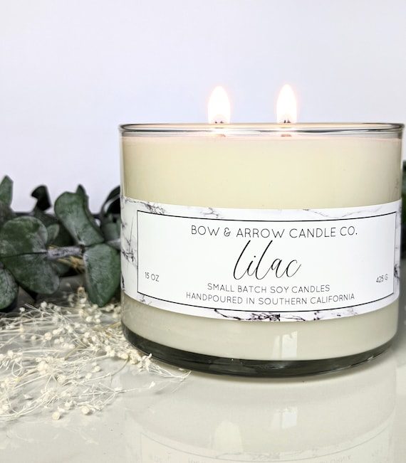 Buy 15 Oz Natural Soy Candle Lilac Scented 15 Oz Double Wick