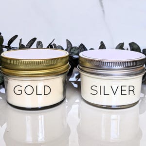 Bulk Set of Customized Favor Candles | Personalized Candle Favors for ...
