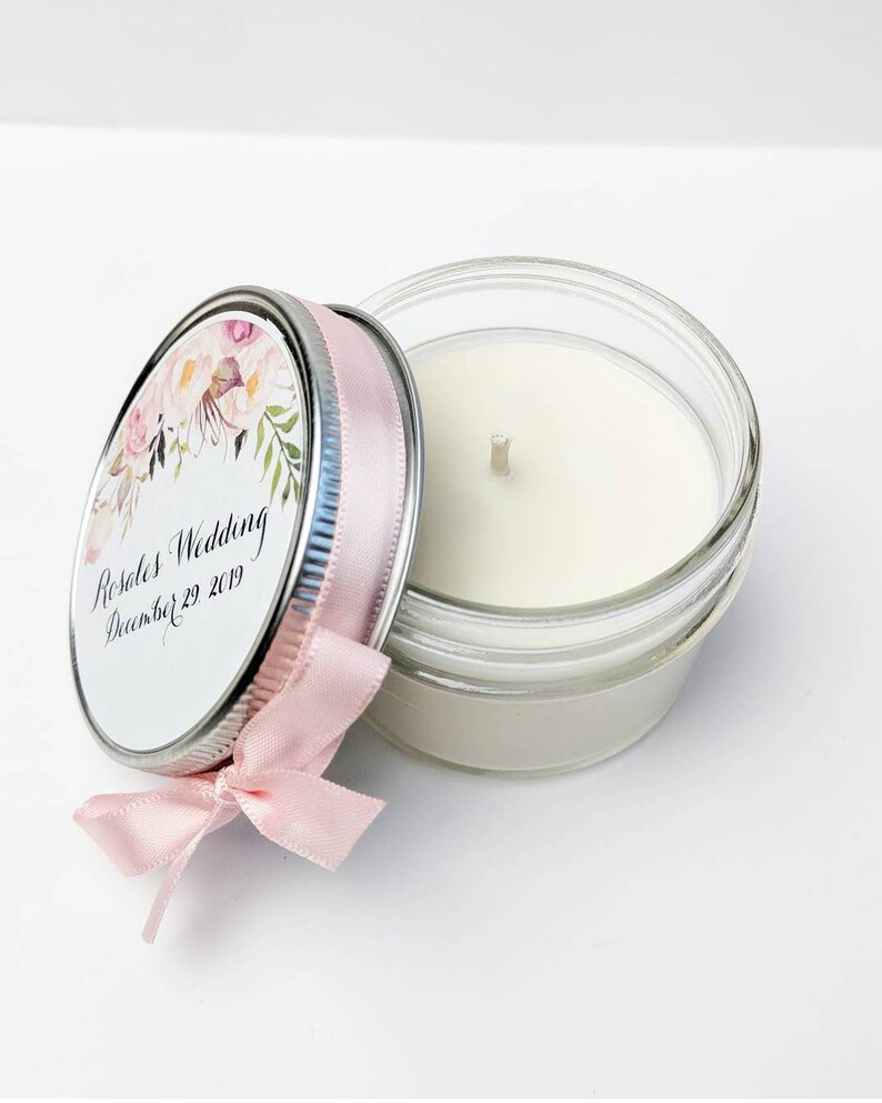 Wedding Favor Candles 50 Mason Jar Favors Bridal Shower Etsy