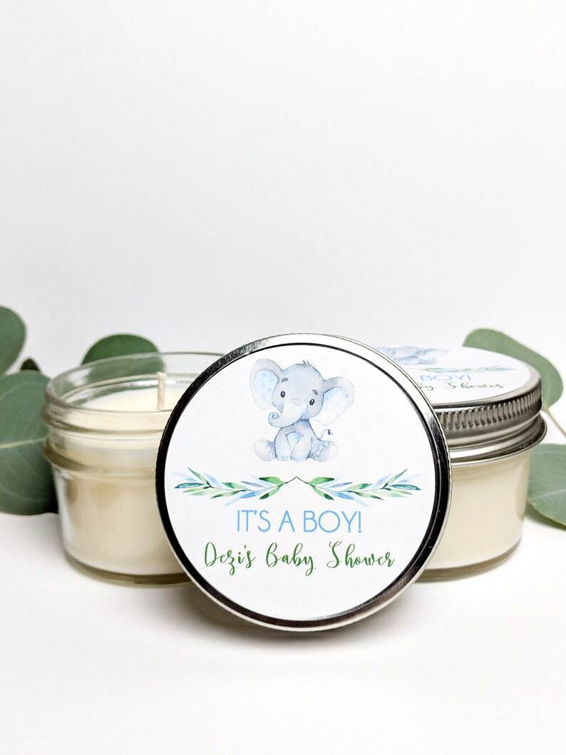 Set Of 25 Baby Shower Favors Elephant Baby Shower Baby Etsy