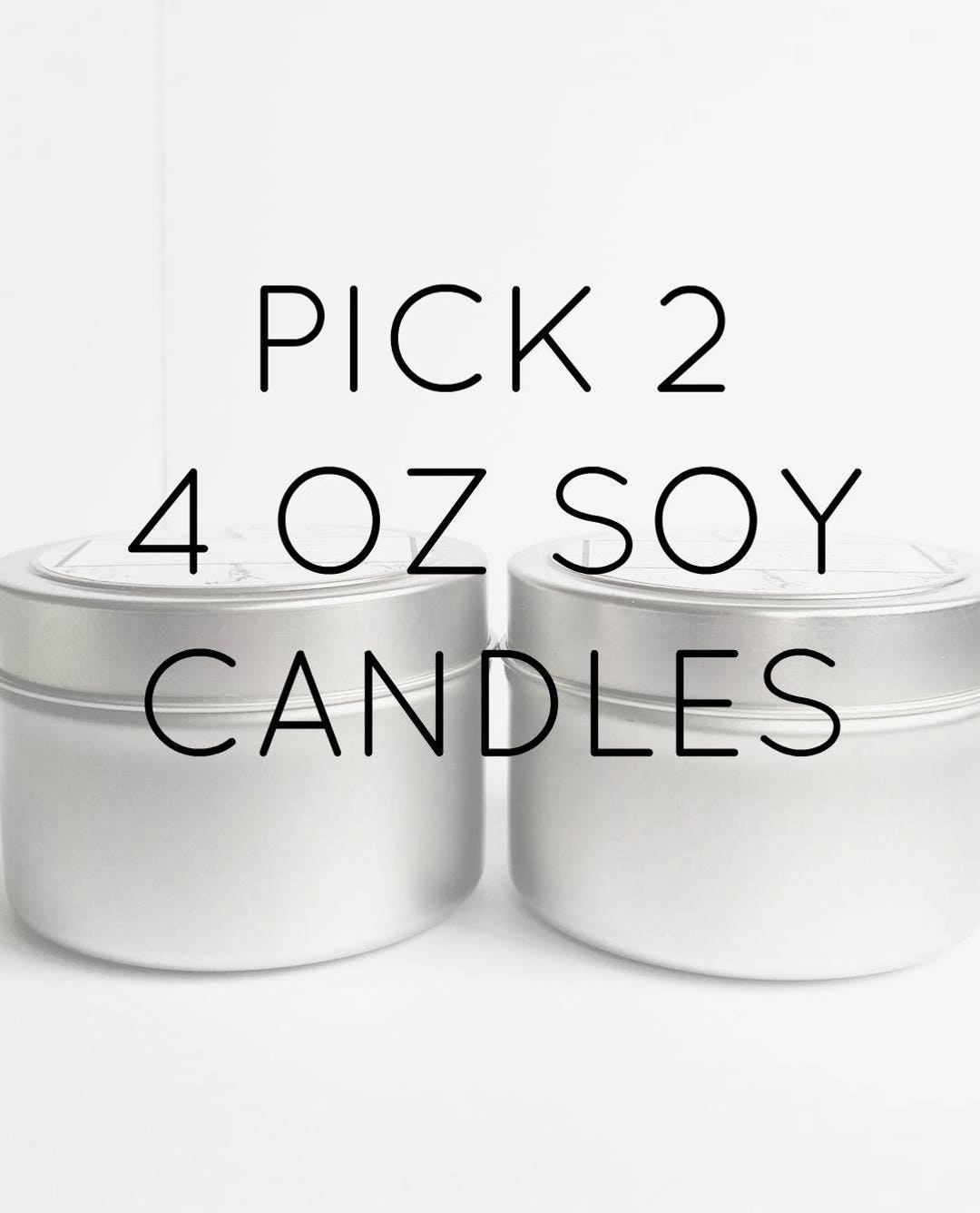4 oz Candle Tins