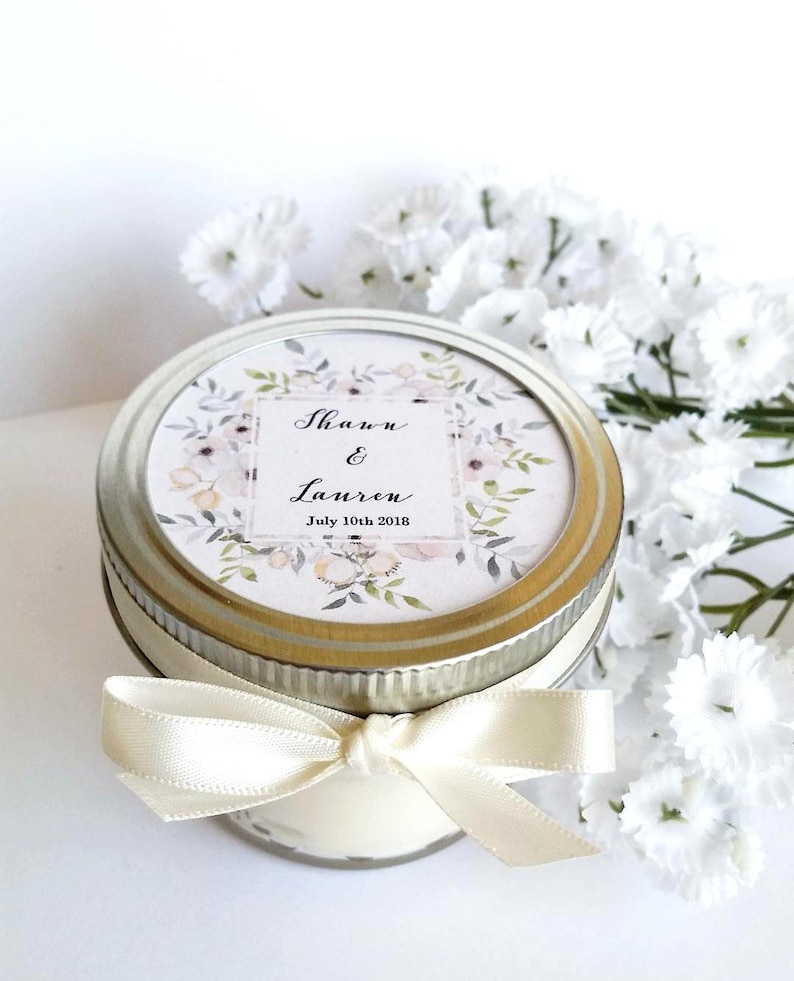 Wedding Favor Candles 50 Mason Jar Favors Rustic Favors Etsy