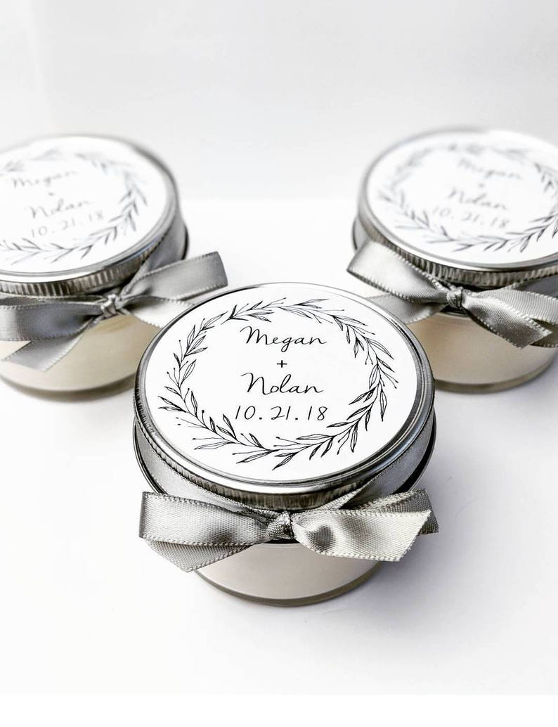 Wedding Favor Candles 50 Mason Jar Favors Bridal Shower Etsy