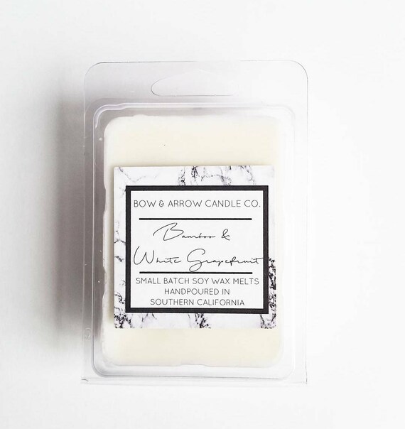 Bamboo & White Grapefruit Soy Wax Melts | Grapefruit Scent | Fruity Wax Melts | Soy Wax Melts | Wax Tarts | Gift Idea | Scented Wax Melts