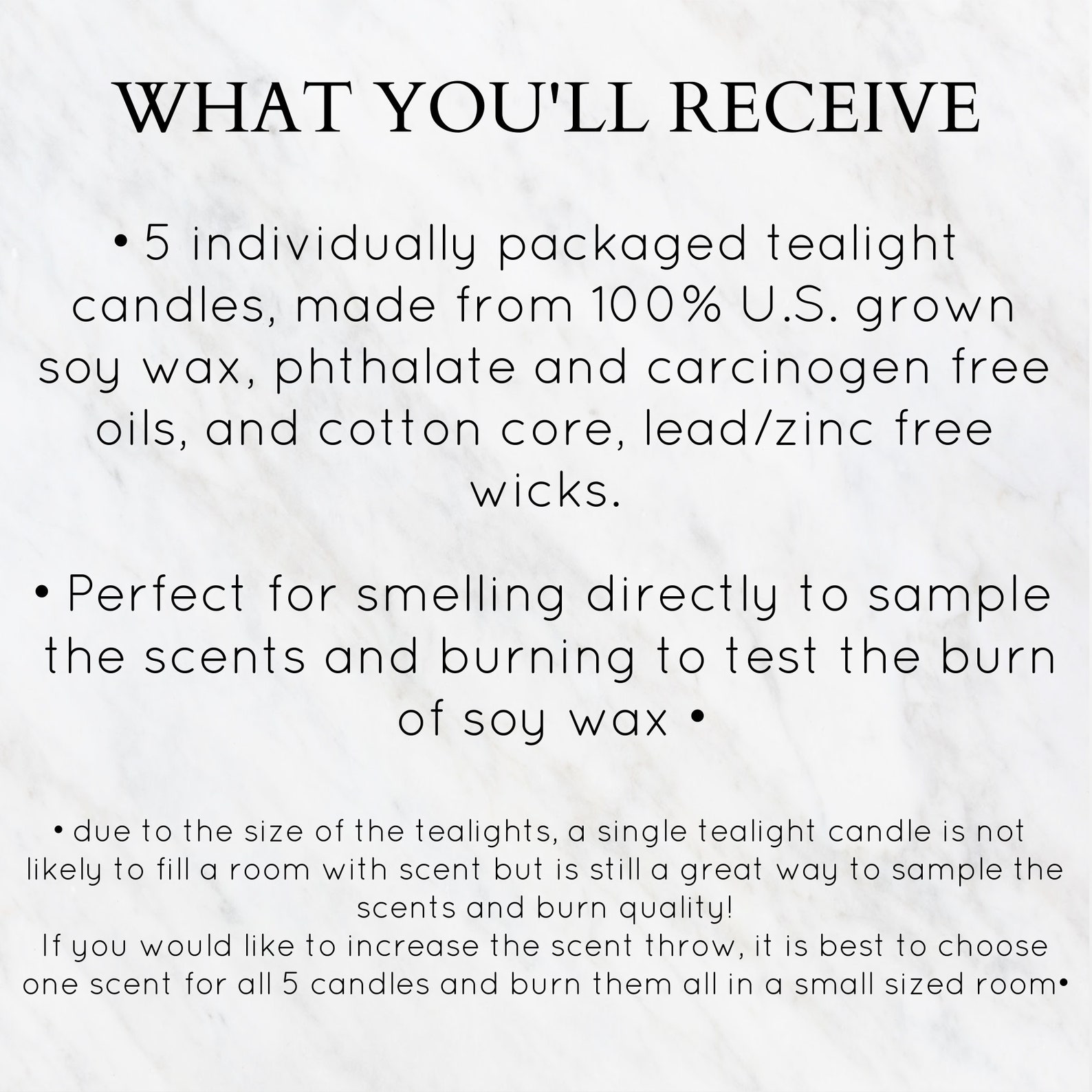 Pick 5 Soy Candle Sample Pack - Etsy
