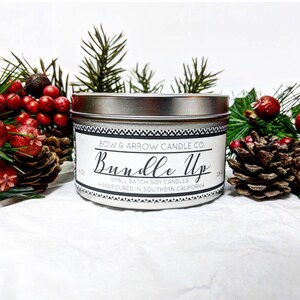 Cinnamon, Clove, Vanilla Scented 8 oz Soy Candle | Winter Candle | Cinnamon Scented | Soy Wax | Gift Idea | Clove Candle | Christmas Candle