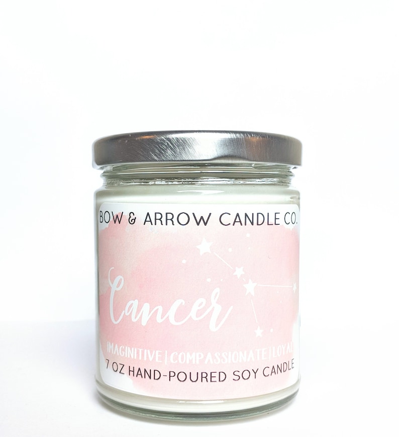 Soy Candle Zodiac Collection Astrology Candles Etsy