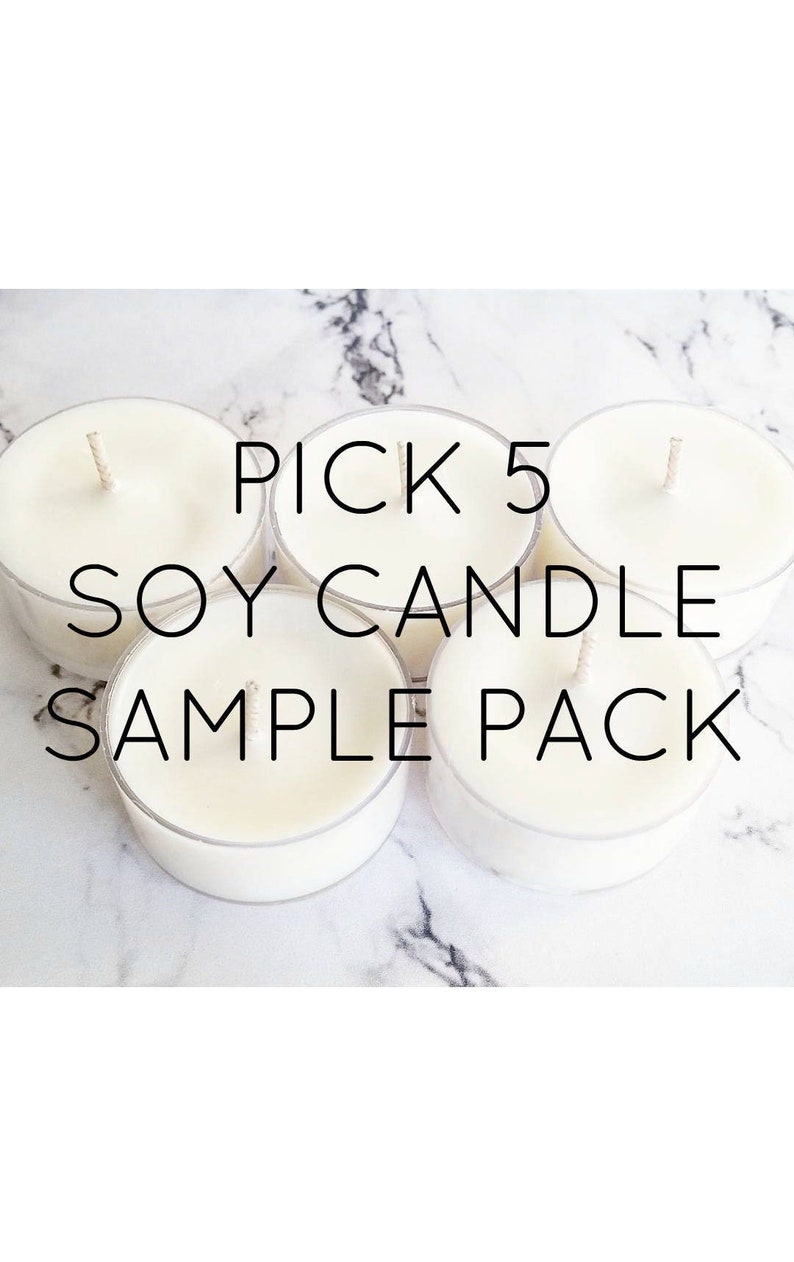 Pick 5 Soy Candle Sample Pack image 1