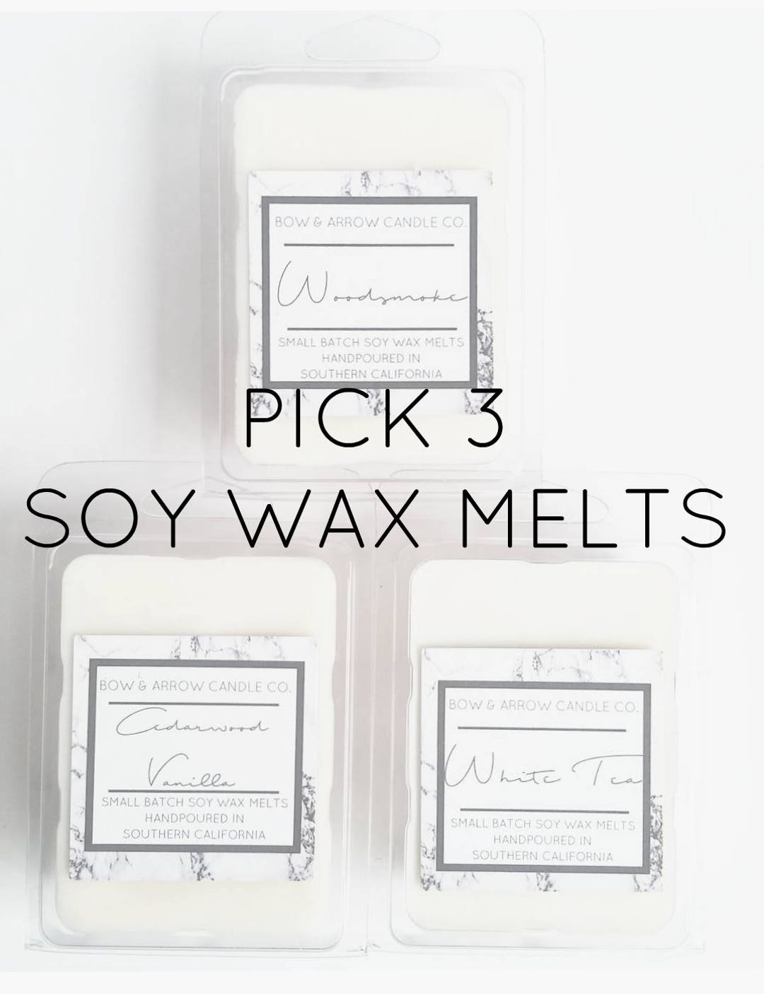 Pick Three Soy Wax Melts Bulk Soy Wax Melts Scented Wax Melts Wedding