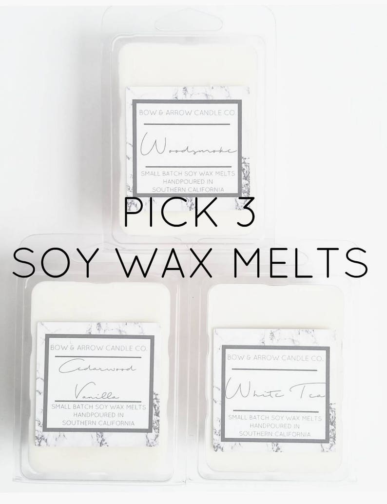 Pick Three Soy Wax Melts Bulk Soy Wax Melts Scented Wax Etsy