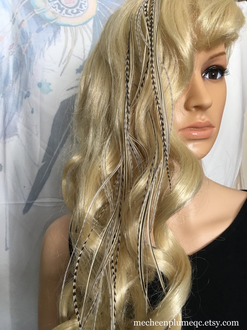 Extension 5 Plumes pour Cheveux 612 /Mèche en Etsy
