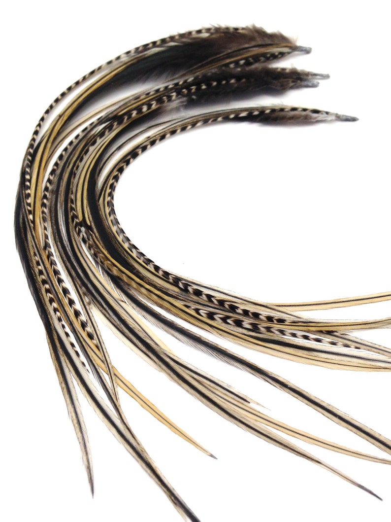 Hair Feather Extensions / DIY Feather Kit / Crimp Beads Hair Etsy