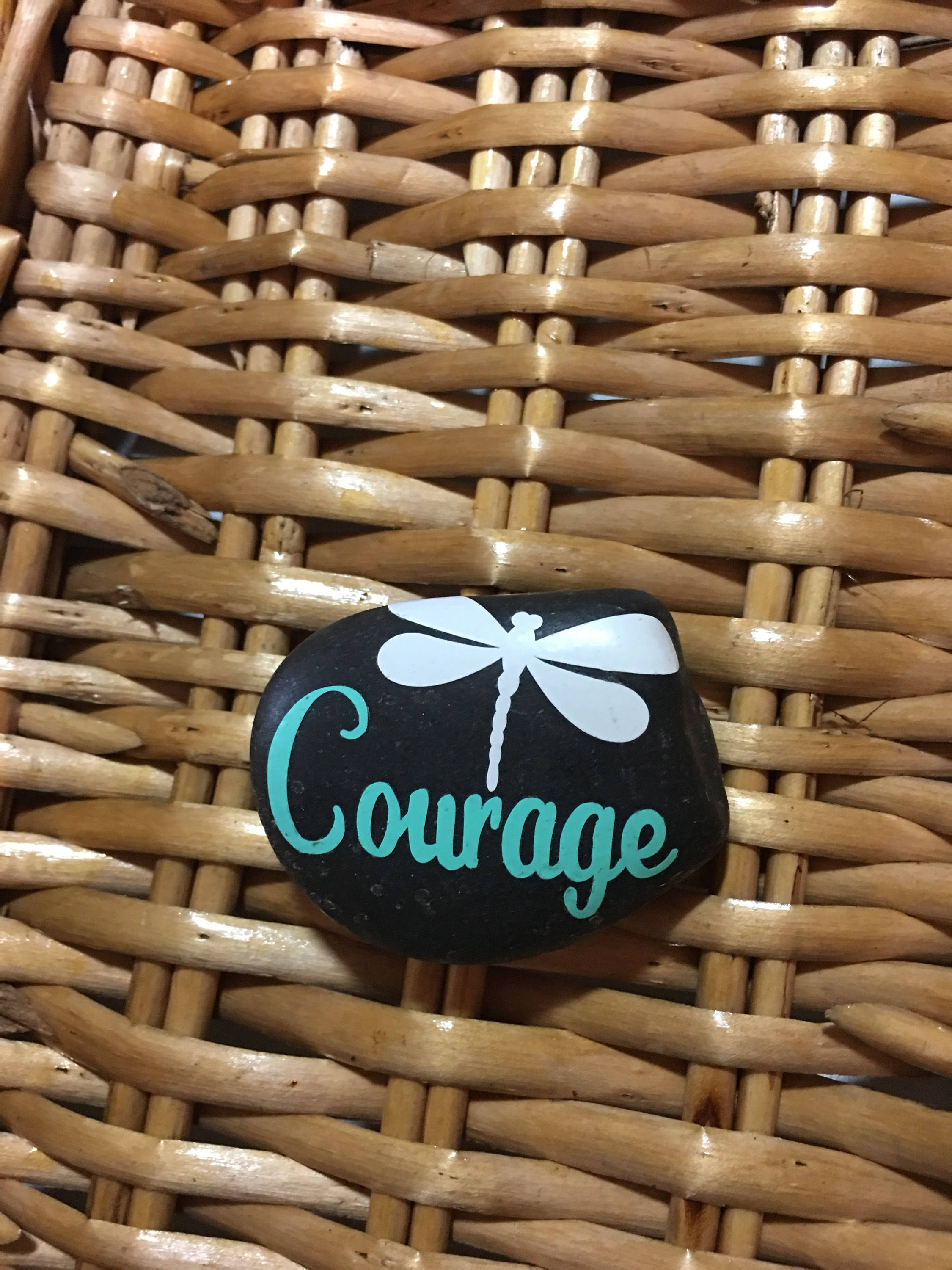 COURAGE Inspirational Stones / Rocks Etsy