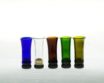 Upcycled Wine Bottle Shot Glass - Handmade Glass Shooter