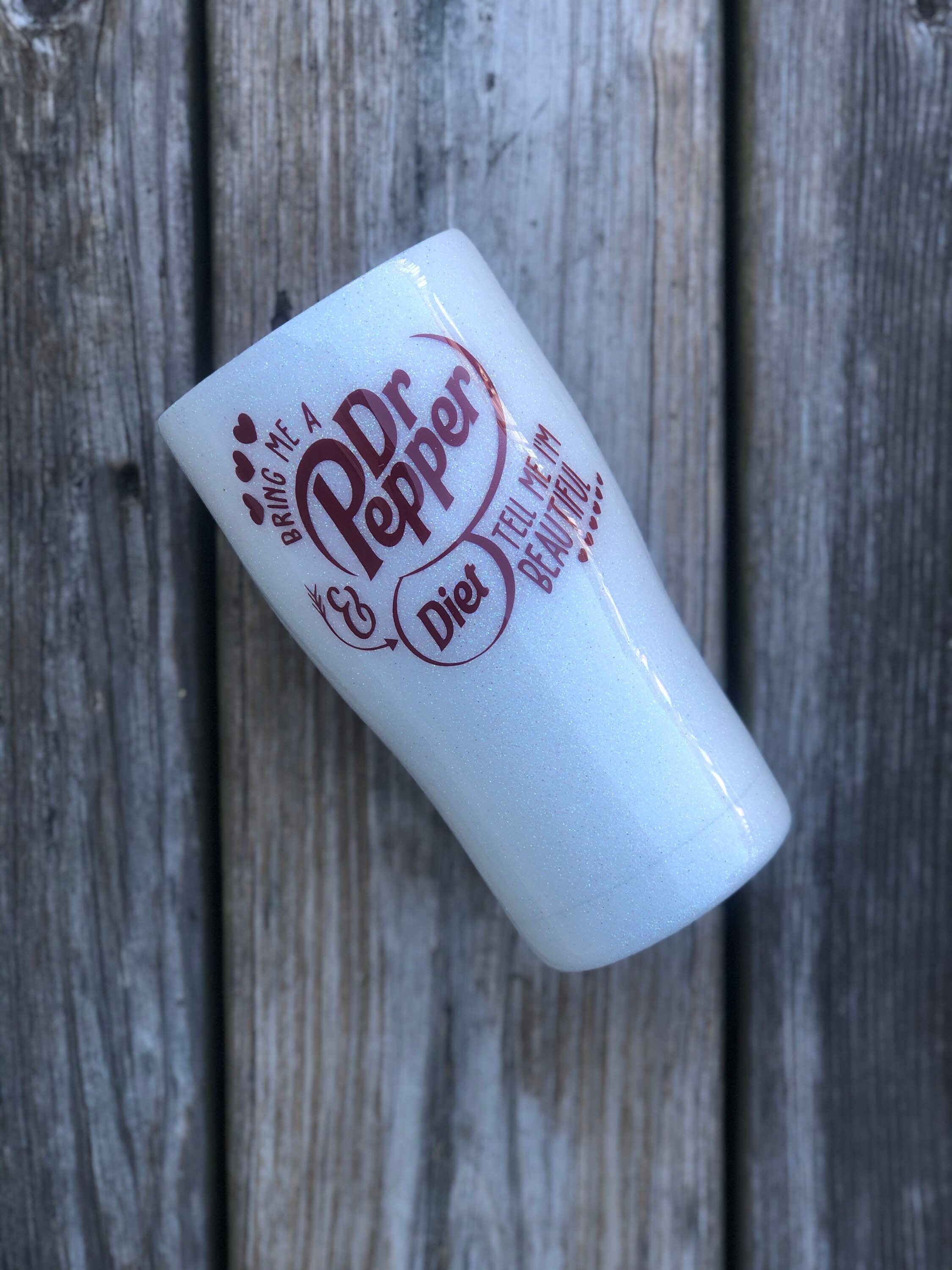 Dr Pepper Rhinestone Tumbler – BlingBossBabez