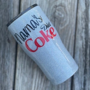 Personalized Diet Cola Glitter Cup - custom - soda lover